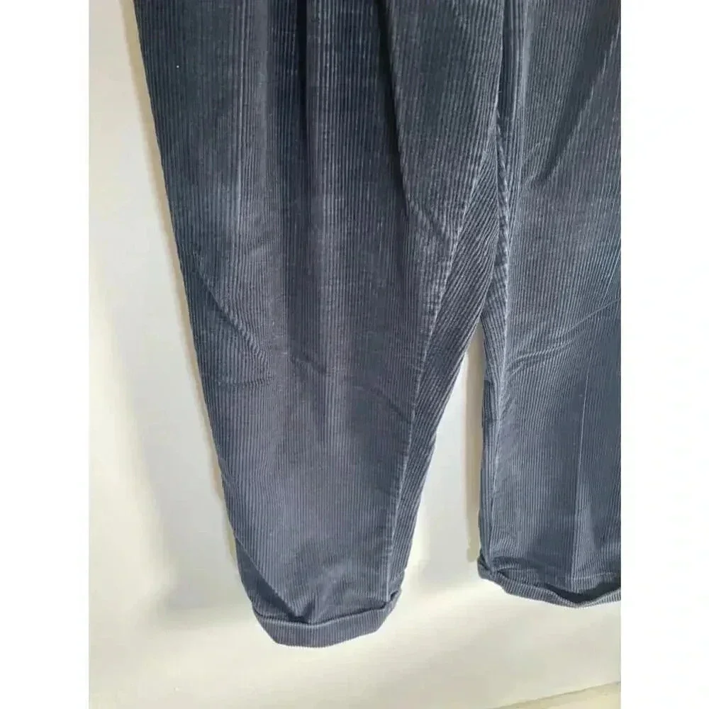 Men's Vintage 90’s Jospeh A Banks Blue Cords Corduroy 38Wx29L Cuffed Pleated 132